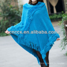 13STC5502 dama poncho pullover ponchos de lana capas
